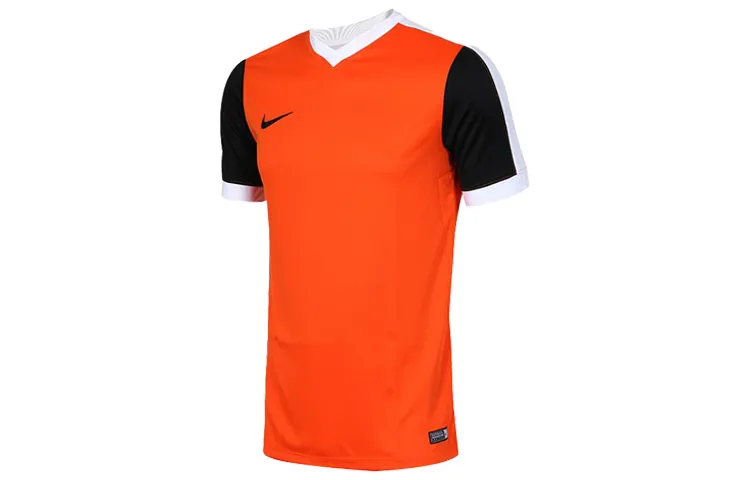 Nike Soccer Jerseys Men's Orange Red Moderate Straight Fit