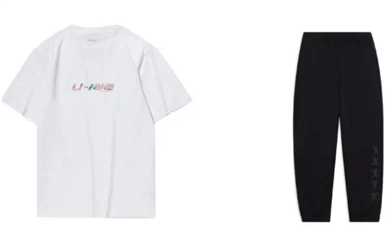 Li Ning Casual Sportswear Men's Crew Neck Moderate