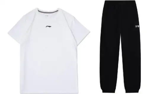 Li Ning Sports Life Collection Casual Sportswear Men's Crew Neck Moderate