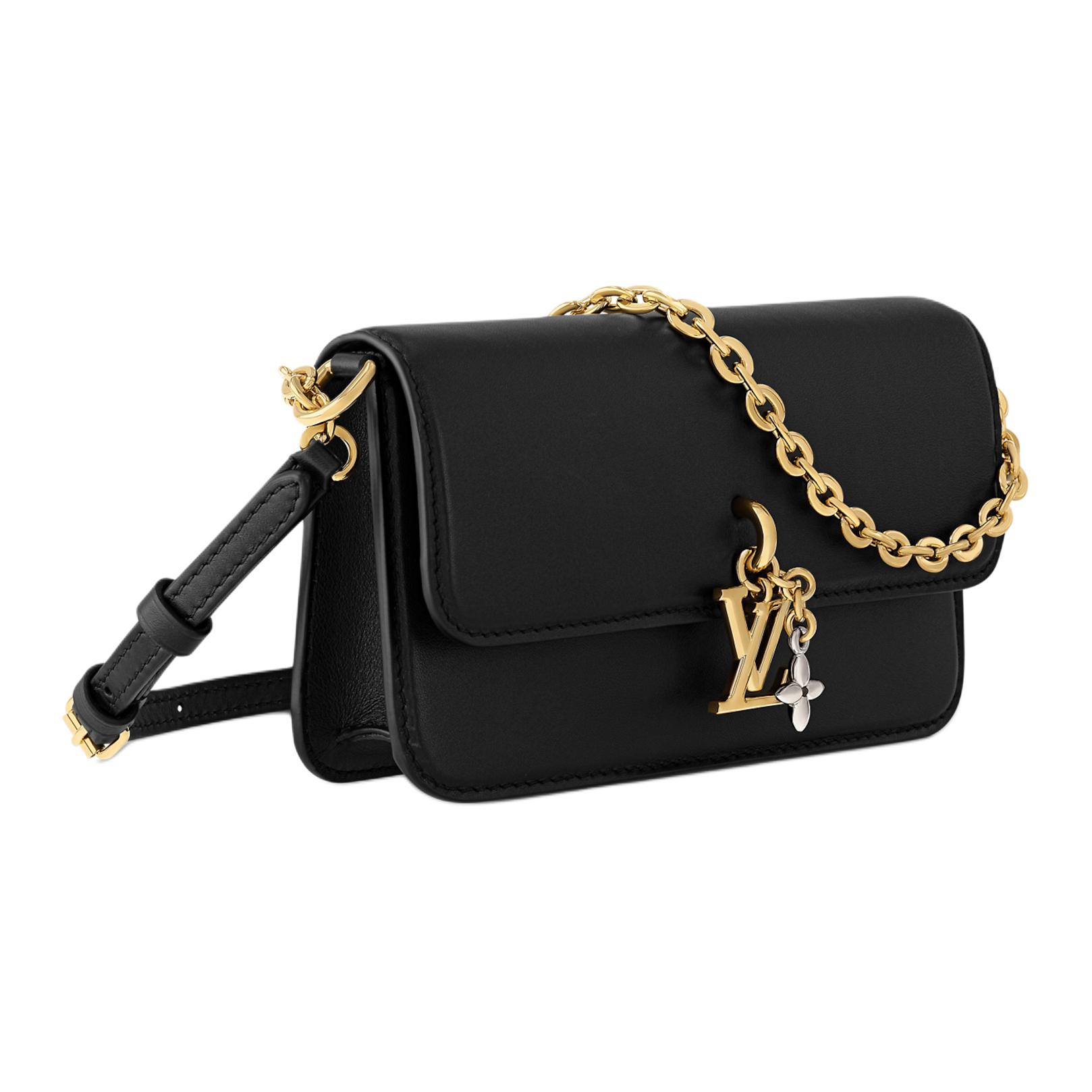 Сумка Louis Vuitton Wallet On Chain (черная) — фото 2