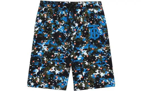 Burberry Casual Shorts Men's Blue
