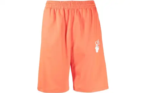 OFF-WHITE Hands Off knee-length shorts
