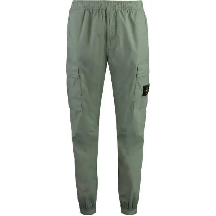 STONE ISLAND Compass Patch Tapered Leg Cargo Pants