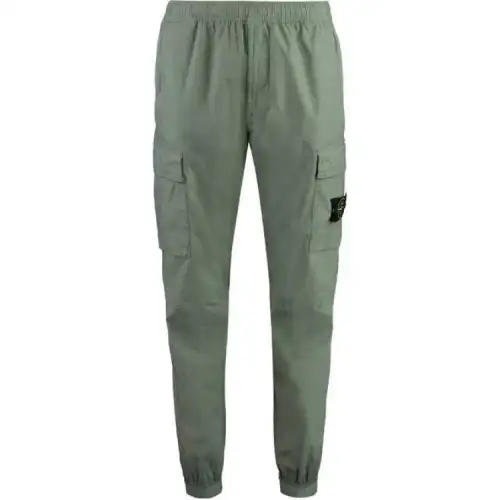 STONE ISLAND Compass Patch Tapered Leg Cargo Pants