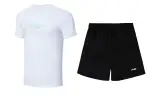 Li Ning Casual Sportswear Unisex Crew Neck Moderate