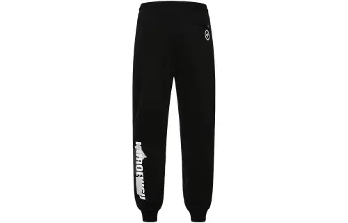 EVISU Casual Pants Men's Black Moderate Slim Fit Pants