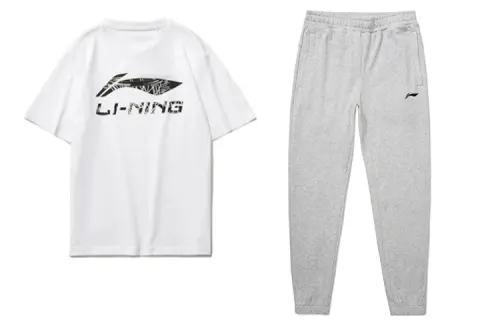 Li Ning Casual Sportswear Men's Crew Neck Moderate