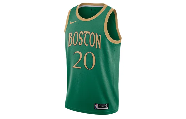 Nike NBA Basketball Jerseys Men's Green Moderate Straight Fit