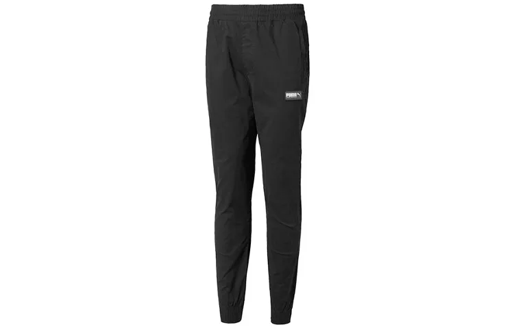 PUMA Sports Pants Men's Black Moderate