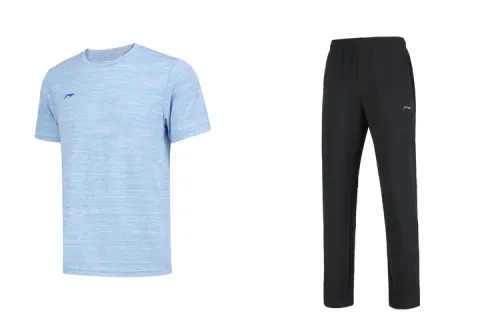 Li Ning Casual Sportswear Men's Crew Neck Moderate