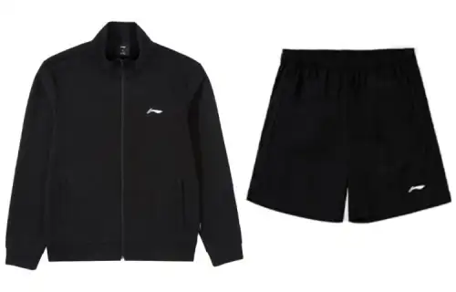 Li Ning Casual Sportswear Men's Stand Collar Moderate
