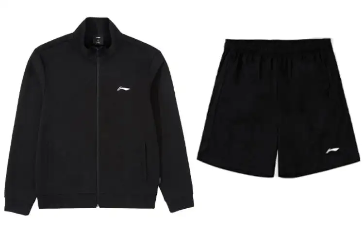 Li Ning Casual Sportswear Men's Stand Collar Moderate