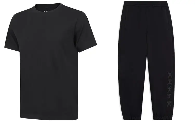 Li Ning Casual Sportswear Men's Crew Neck Moderate