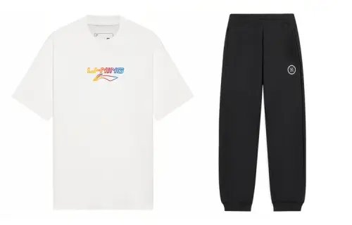 Li Ning Casual Sportswear Men's Crew Neck Moderate