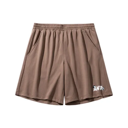 Anta Casual Shorts Unisex Chestnut Milk Coffee