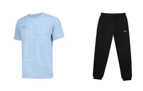 Li Ning Casual Sportswear Men's Crew Neck Moderate