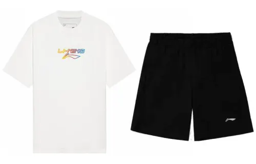 Li Ning Casual Sportswear Men's Crew Neck Moderate