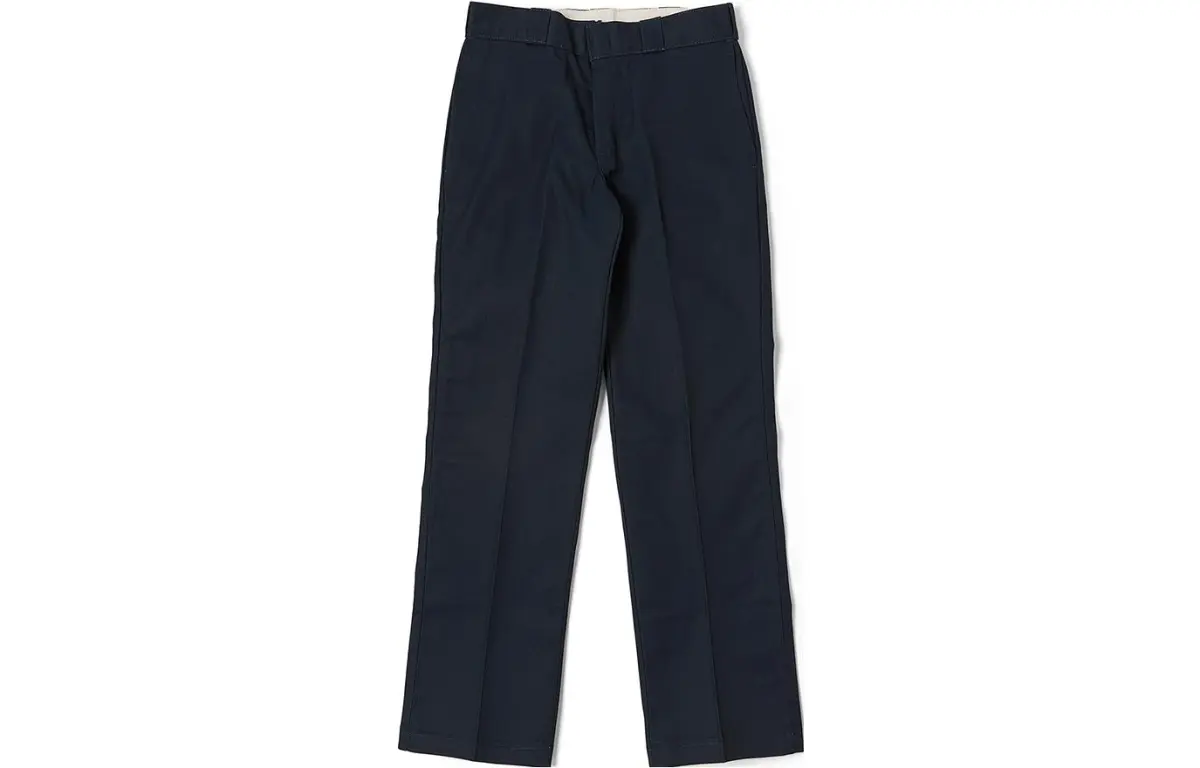 Dickies Casual Pants Unisex Dark Blue Moderate Straight Fit Pants