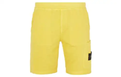 STONE ISLAND Casual Shorts Unisex Yellow Moderate