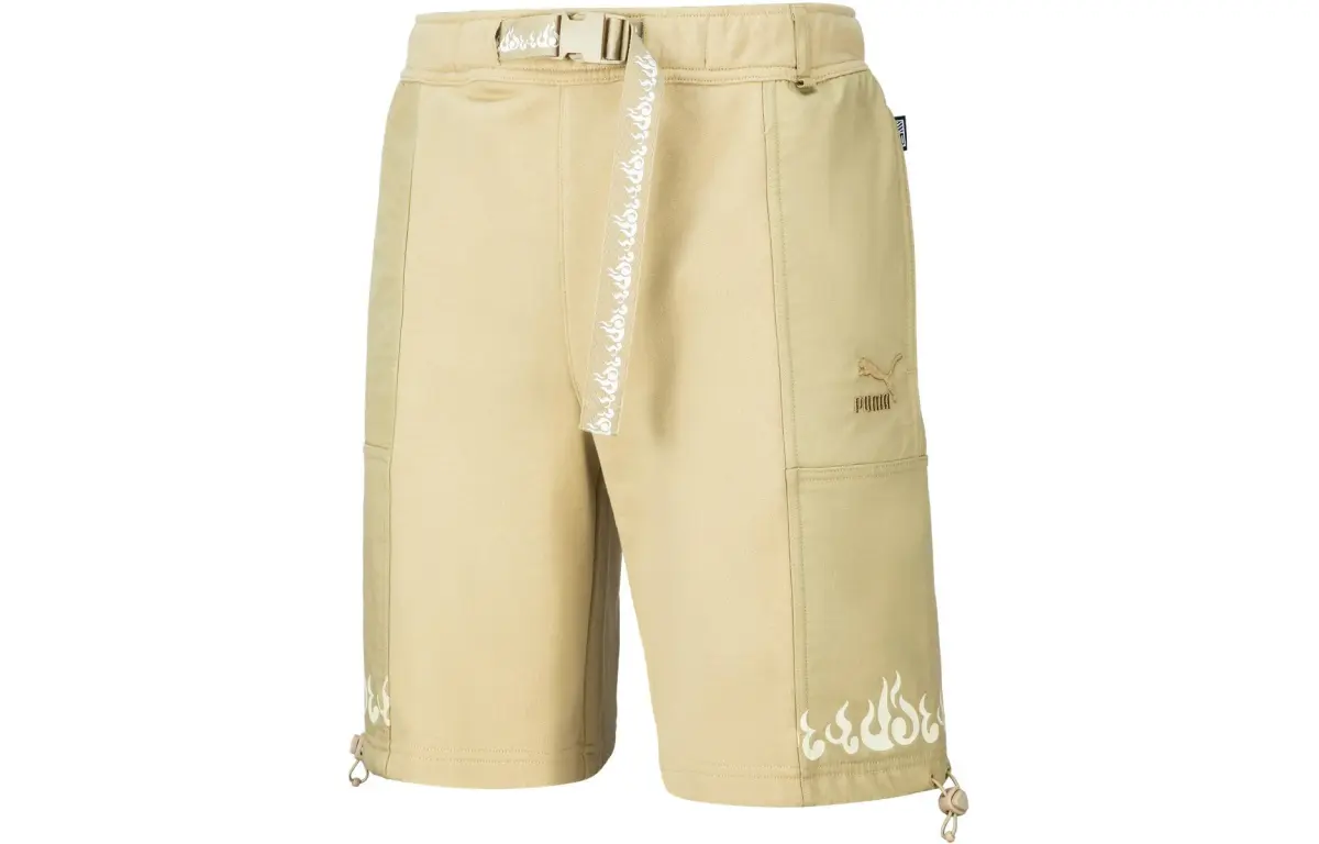 PUMA SS23 Chinese Culture Tribute Collection Casual Shorts Men's Roasted Almond Moderate