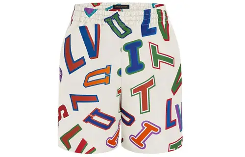 LOUIS VUITTON x NBA Basketball Shorts Men's White