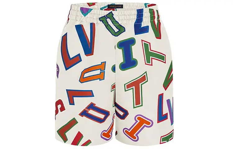 LOUIS VUITTON x NBA Basketball Shorts Men's White