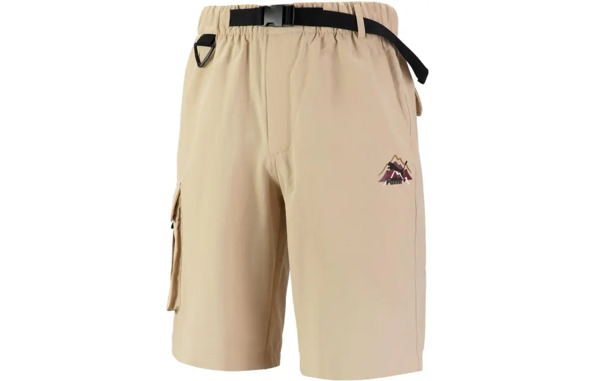 PUMA Casual Shorts Men's Yellow Thin