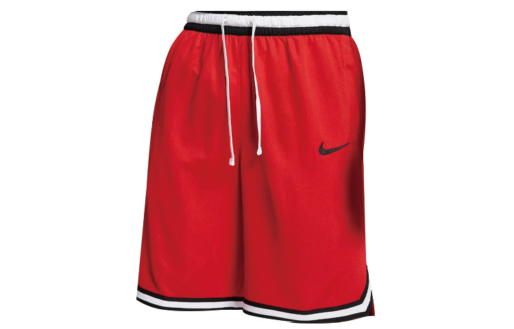 Nike Basketball Shorts Men’s Red Moderate Straight Fit Pants