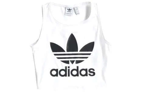 Adidas Originals The Baddie Edit Tank Tops Women's White Crew Neck Moderate Other