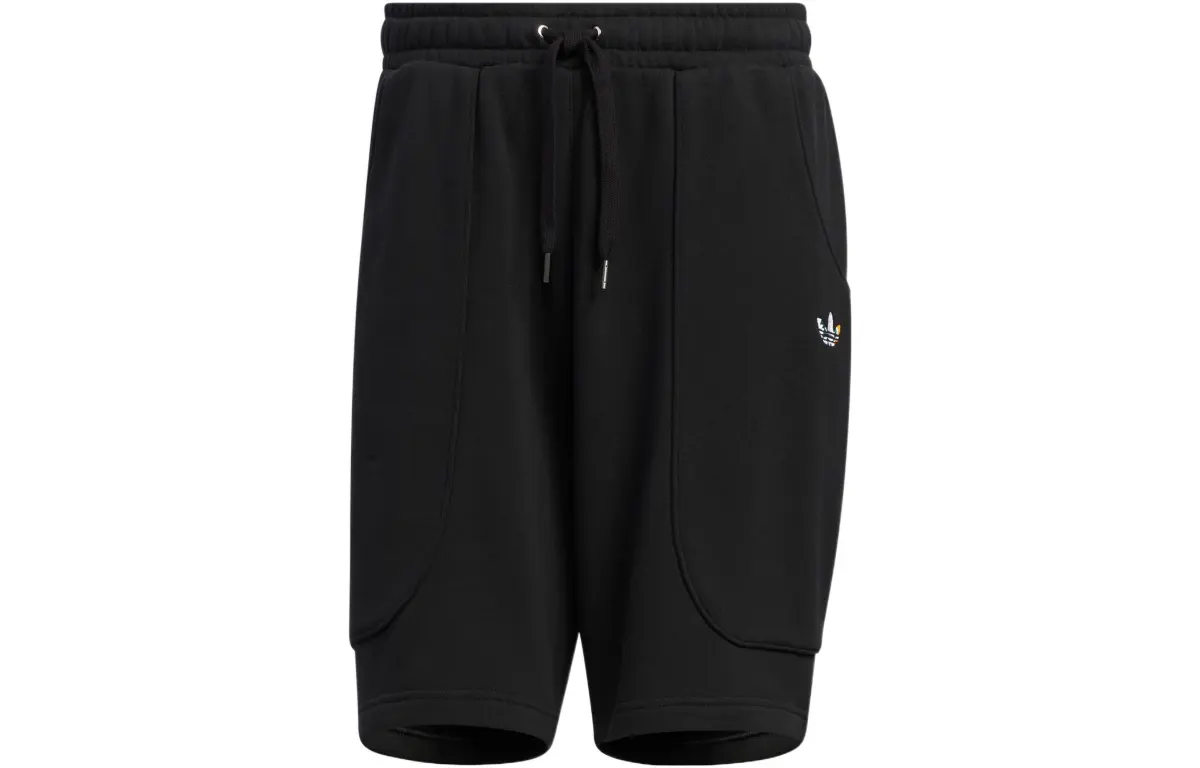 Adidas Originals Kentaro Okawara Casual Shorts Men's Black Moderate Straight Fit Pants