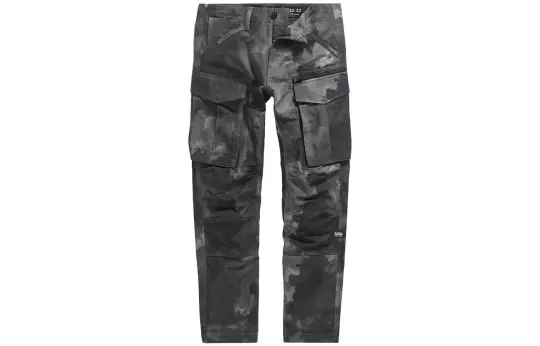 G STAR RAW Casual Pants Men's Camouflage Moderate Cuffed Pants