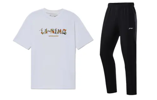 Li Ning Casual Sportswear Men's Crew Neck Moderate