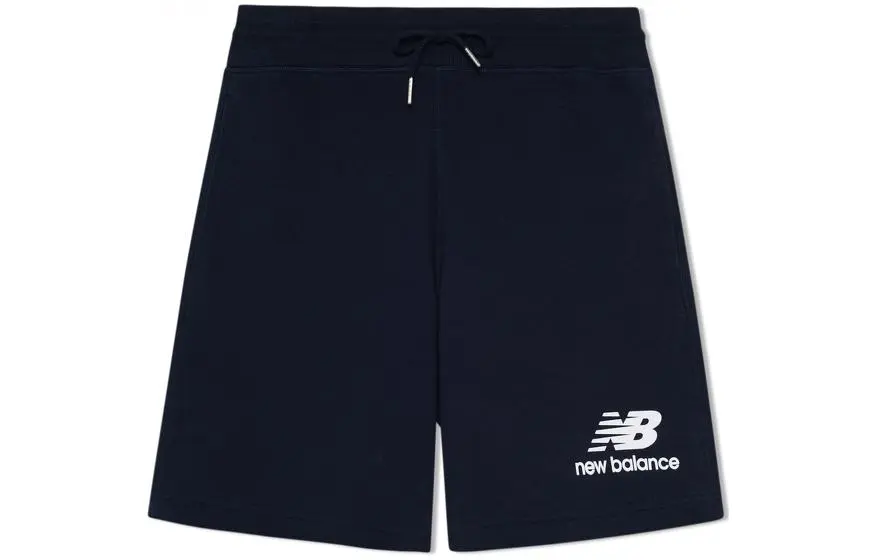 New Balance Casual Shorts Men's Blue Moderate Straight Fit Pants