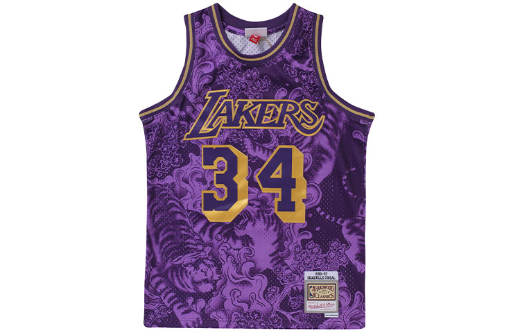 Mitchell Ness Basketball Jerseys Men’s Purple Moderate Bib & Brace