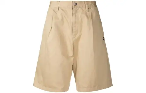 A BATHING APE Casual Shorts Men's Ecru Thin