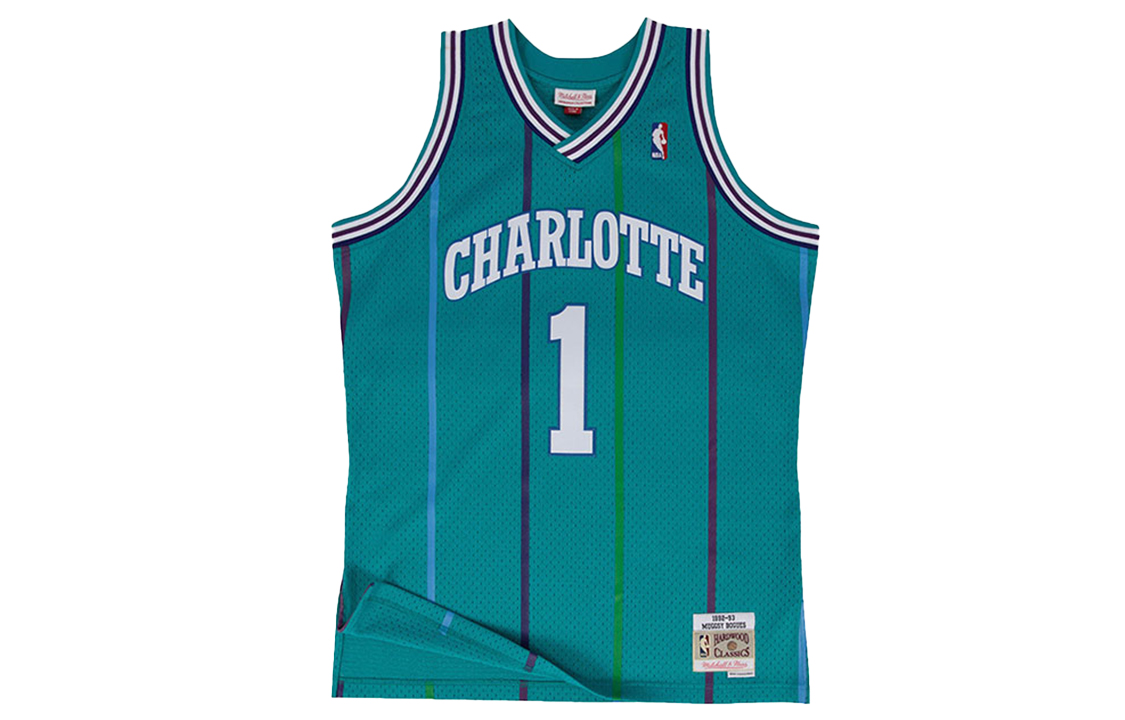 Mitchell Ness Nba Authentic «Hornets 1992 Muggsy Bogues» jersey