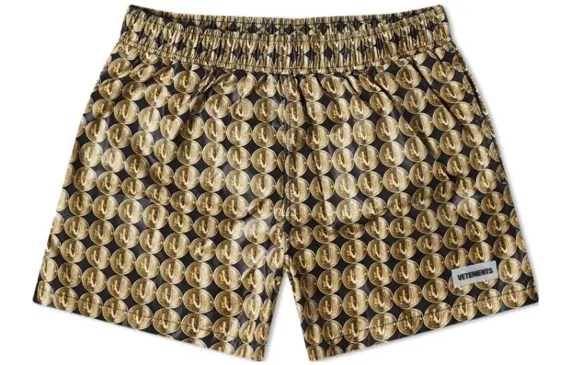 Vetements Casual Shorts Men's Brown Moderate