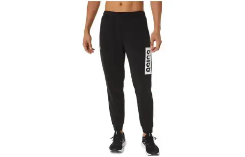 ASICS Casual Pants Men's Black Moderate Cuffed Pants