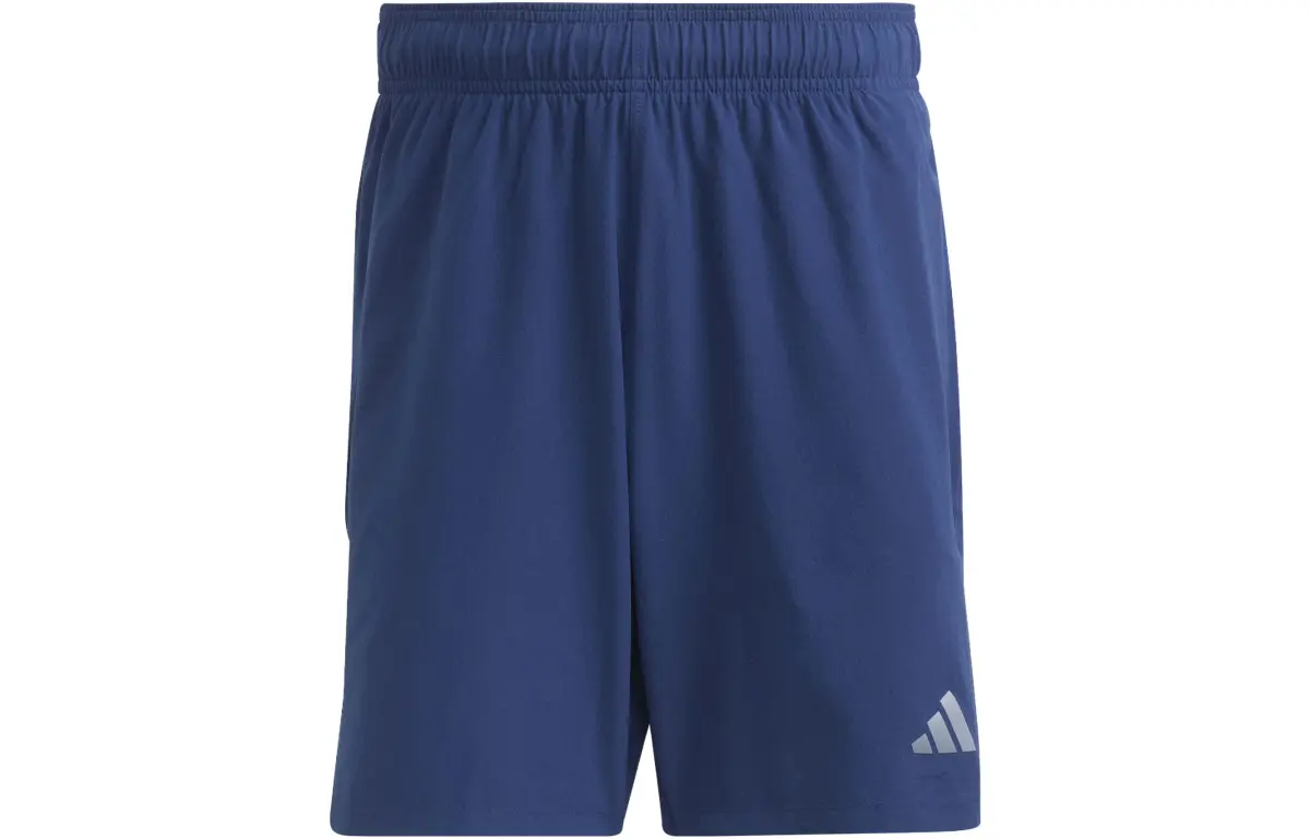 Adidas Casual Shorts Men's Blue Moderate Straight Fit Pants