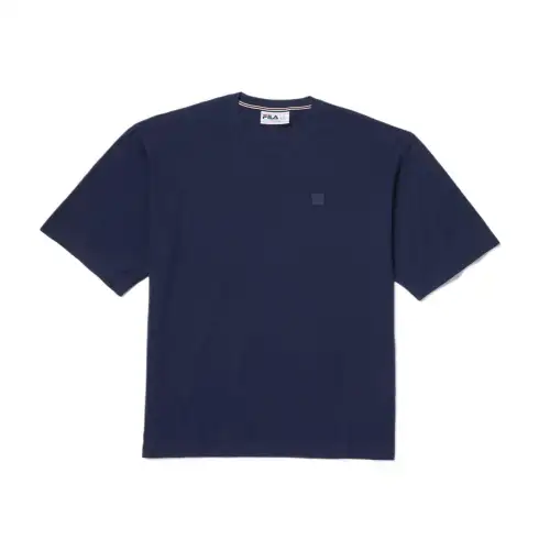 FILA T Shirt Unisex Marine Blue