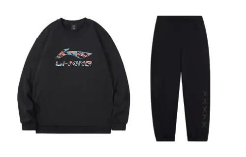 Li Ning Casual Sportswear Men's Crew Neck Moderate