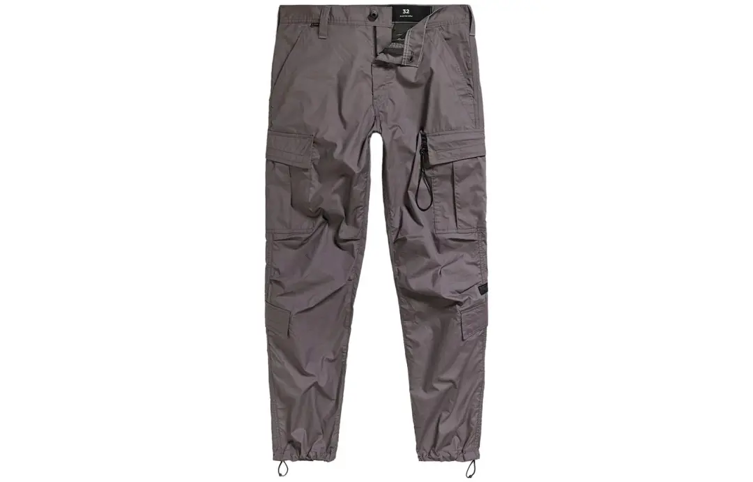 G STAR RAW Casual Pants Men's Gray Thin Cargo Pants