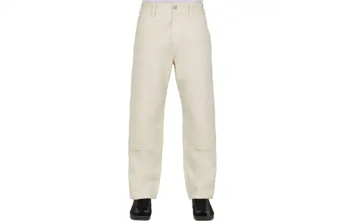 STONE ISLAND Mid-rise Cotton Loose Trousers