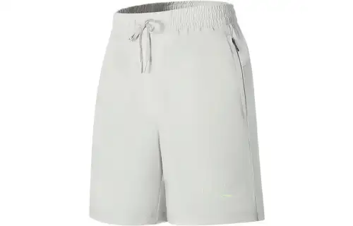 Li Ning Fitness Series Casual Shorts Men's Antarctic Gray Moderate