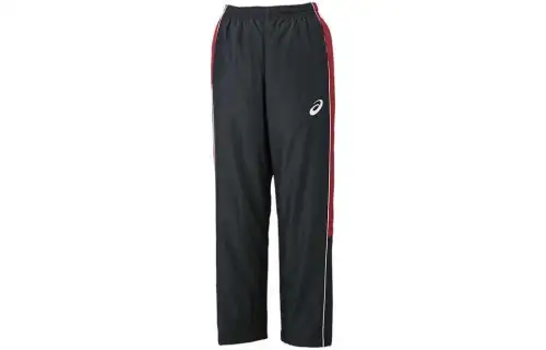 ASICS Casual Pants Men's Black Moderate Straight Fit Pants