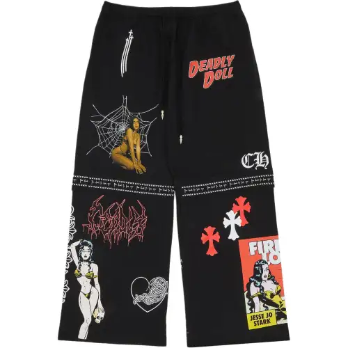 Chrome Hearts SS23 Casual Pants Men's Black