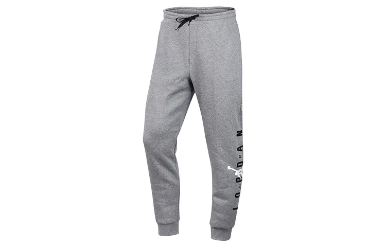 Jordan Sports Pants Men's Gray Moderate Cuffed Pants