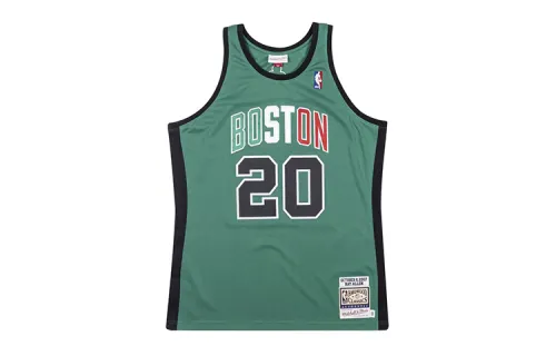Mitchell & Ness Celtics AU Player Edition 07-08 Season Ray Allen No. 20 Retro Comfortable Sports Breathable Basketball Vest Unisex Green
