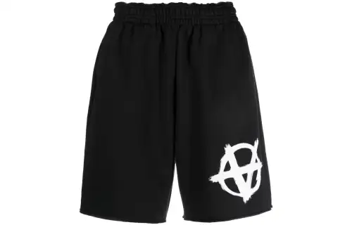 Vetements Logo-print Knee-length Shorts