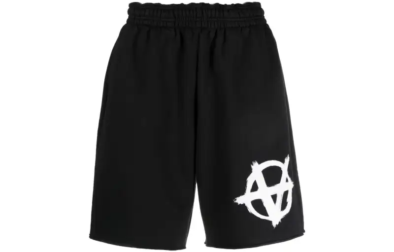 Vetements Logo-print Knee-length Shorts